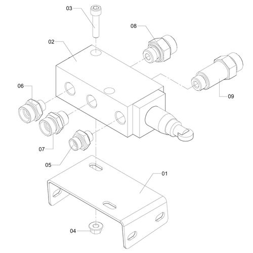 MONTAGEM VÁLVULA DIREÇÃO/COMPENSAÇÃO 1203434 (CONJUNTO COMPLETO) MONTAGEM VÁLVULA DIREÇÃO/COMPENSAÇÃO 1203434 (CONJUNTO COMPLETO)