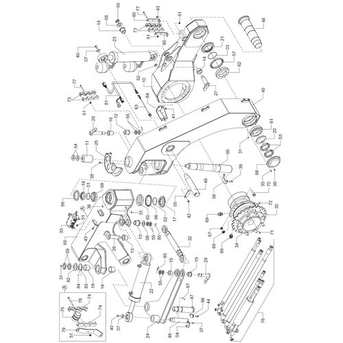Módulo suspensão dianteira direita - 1203657 - VERSÃO - SAP-2016/10-  -0
