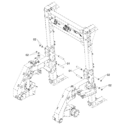 ELEMENTO LIGAÇÃO SUSPENSÃO DIANTEIRA 1203804 (CONJUNTO COMPLETO) ELEMENTO LIGAÇÃO SUSPENSÃO DIANTEIRA 1203804 (CONJUNTO COMPLETO)