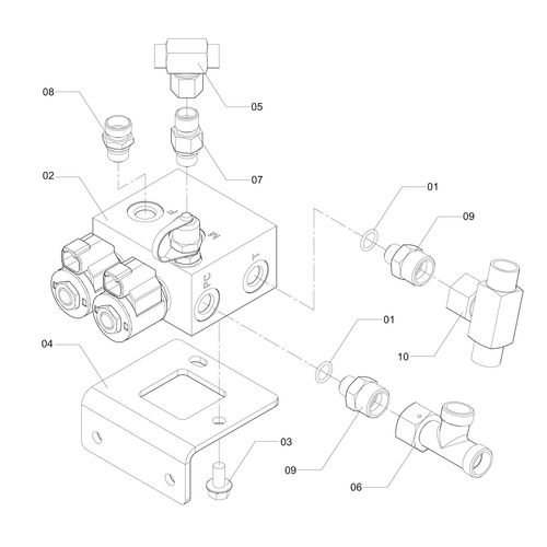 MONTAGEM BLOCO HIDRÁULICO HFB100324 - 1204299 - VERSÃO - SAP-2013/7-  -0