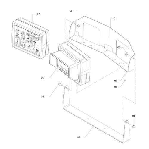 MONTAGEM PAINEL DE CHAVES E CÂMERAS 1204907 (CONJUNTO COMPLETO) MONTAGEM PAINEL DE CHAVES E CÂMERAS 1204907 (CONJUNTO COMPLETO)