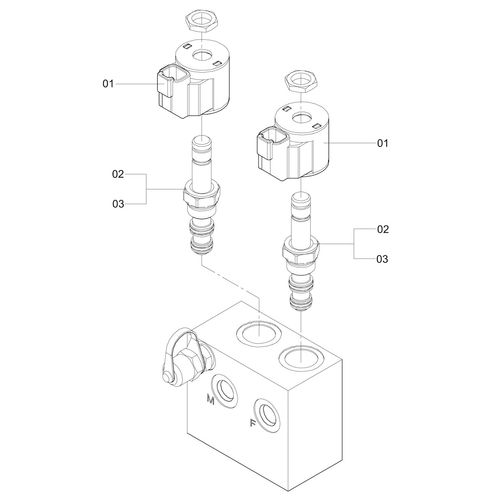 BLOCO HIDRÁULICO FREIO E MARCHA 1205055 (CONJUNTO COMPLETO) BLOCO HIDRÁULICO FREIO E MARCHA 1205055 (CONJUNTO COMPLETO)