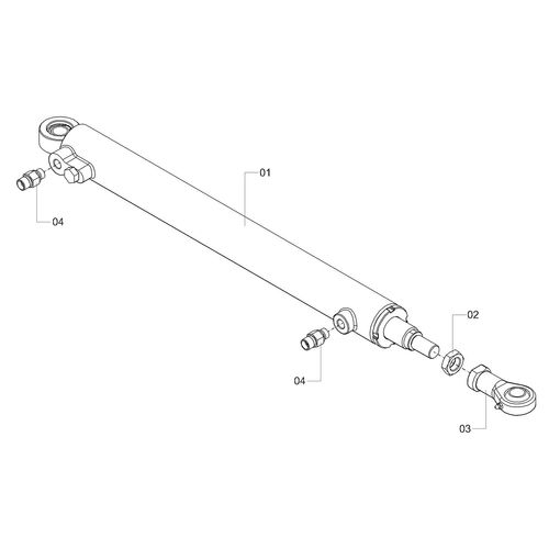 CILINDRO ARTICULAÇÃO TRANSP. DESCARGA 1205356 (CONJUNTO COMPLETO) CILINDRO ARTICULAÇÃO TRANSP. DESCARGA 1205356 (CONJUNTO COMPLETO)