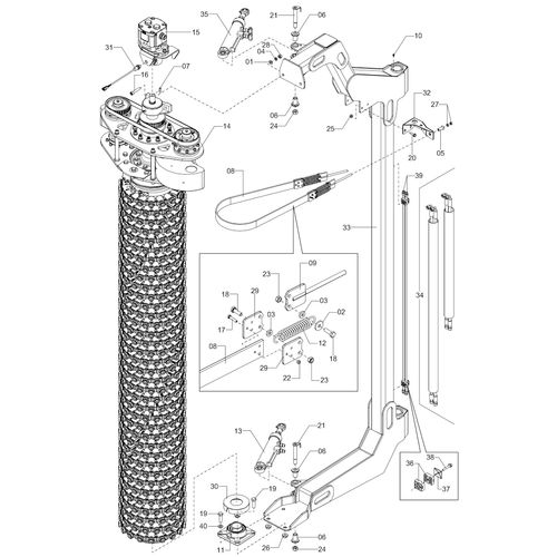 MÓDULO DERRIÇADOR DIREITO - 1205504 - VERSÃO - SAP-2014/1-  -0