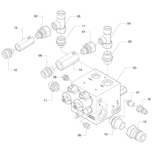 MONTAGEM BLOCO DERRIÇADOR/EXTRATOR 1205536 (CONJUNTO COMPLETO) MONTAGEM BLOCO DERRIÇADOR/EXTRATOR 1205536 (CONJUNTO COMPLETO)