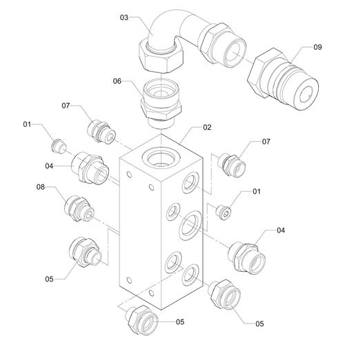 MONTAGEM MANIFOLD RETORNO - 1205540 - VERSÃO - SAP-2013/8-  -0