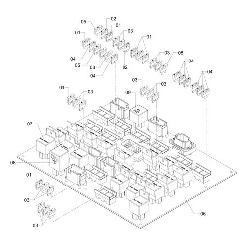 CENTRAL ELETRICA CABINE K3500 1206270 (CONJUNTO COMPLETO) CENTRAL ELETRICA CABINE K3500 1206270 (CONJUNTO COMPLETO)