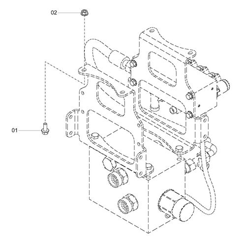 ELEMENTO LIGAÇÃO 4PARAF M 8X20 + PORCAS 1207974 (CONJUNTO COMPLETO) ELEMENTO LIGAÇÃO 4PARAF M 8X20 + PORCAS 1207974 (CONJUNTO COMPLETO)