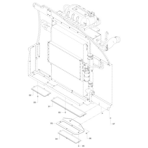 PROTEÇÃO DOS RADIADORES - MONTAGEM - 1209774 - VERSÃO - SAP-2013/9-  -0