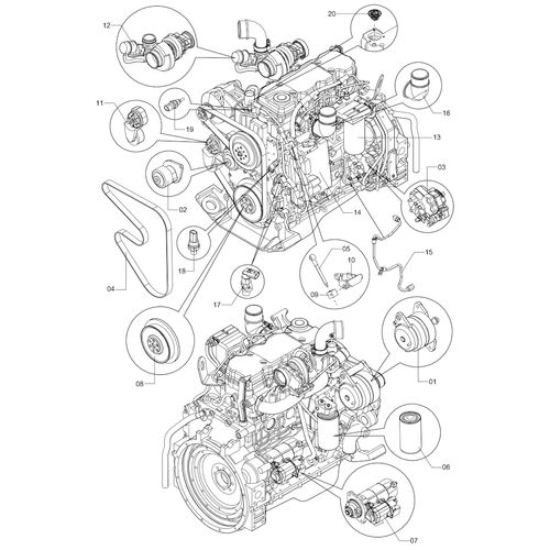 MOTOR DIESEL QSB4.5 1210779 (CONJUNTO COMPLETO) MOTOR DIESEL QSB4.5 1210779 (CONJUNTO COMPLETO)