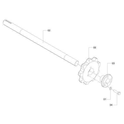 MONTAGEM EIXO TRANSPORTADOR DESCARGA 1212571 (CONJUNTO COMPLETO) MONTAGEM EIXO TRANSPORTADOR DESCARGA 1212571 (CONJUNTO COMPLETO)
