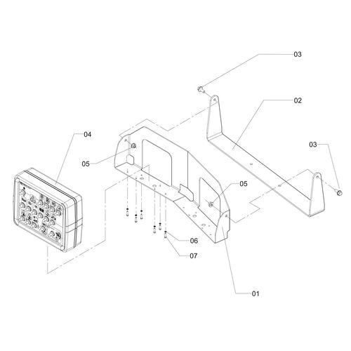 MONTAGEM PAINEL DE CHAVES - KTR3500 MS 1213416 (CONJUNTO COMPLETO)