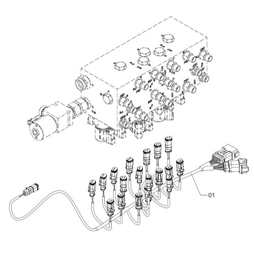 CHICOTE DO COMANDO HIDRAULICO - UP4530 - 1215182 - VERSÃO - 2020/9-  -0
