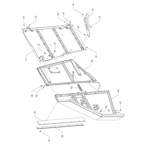 Carenagem suspensão dianteira esquerda 1216739 (CONJUNTO COMPLETO) Carenagem suspensão dianteira esquerda 1216739 (CONJUNTO COMPLETO)