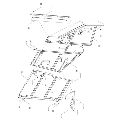 Carenagem suspensão dianteira direita - 1217149 - VERSÃO - SAP-2014/4-  -0