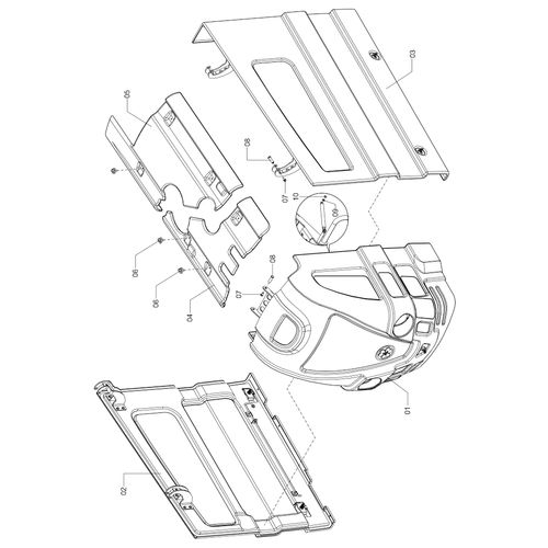 CARENAGEM DO MÓDULO POTÊNCIA 1217856 (CONJUNTO COMPLETO) CARENAGEM DO MÓDULO POTÊNCIA 1217856 (CONJUNTO COMPLETO)