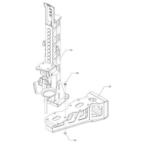 MÓDULO APOIO DA BARRA ESQUERDO - 1218442 - VERSÃO - 2015/4-  -0