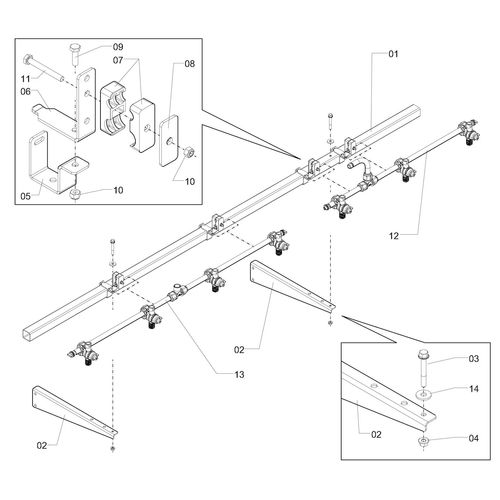 Módulo barra central 350 bijet - 1219175 - VERSÃO - SAP-2014/12-  -0