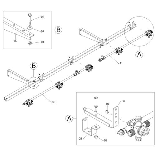 Módulo barra central 18m 500 AGQ 1219177 (CONJUNTO COMPLETO) Módulo barra central 18m 500 AGQ 1219177 (CONJUNTO COMPLETO)