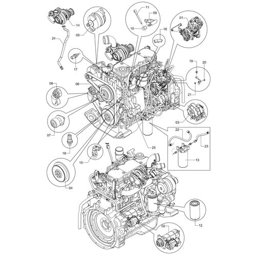 MOTOR QSB 4.5 - 200 CV - 1219371 - VERSÃO - 2015/6-  -0