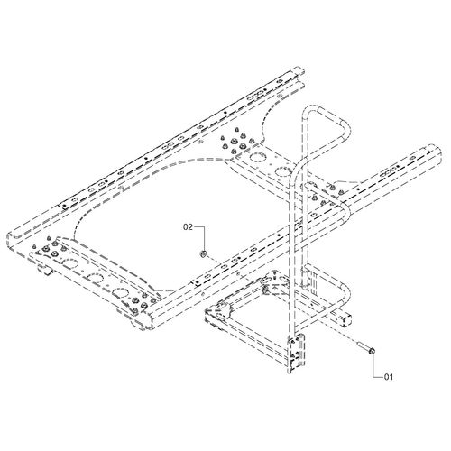 ELEMENTO LIGAÇÃO  2PARAF M16X90 + PORCAS - 1220296 - VERSÃO - 2015/3-  -0