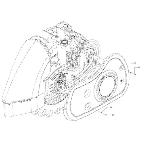 ELEMENTO LIGAÇÃO ACABAMENTO INTERNO 1220359 (CONJUNTO COMPLETO)