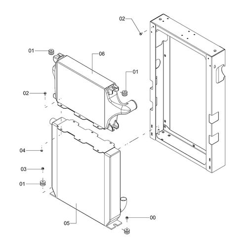 Pacote de radiadores 1221359 (CONJUNTO COMPLETO) Pacote de radiadores 1221359 (CONJUNTO COMPLETO)