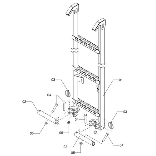 MÓDULO ESCADA ACESSO MANUTENÇÃO 1222704 (CONJUNTO COMPLETO) MÓDULO ESCADA ACESSO MANUTENÇÃO 1222704 (CONJUNTO COMPLETO)