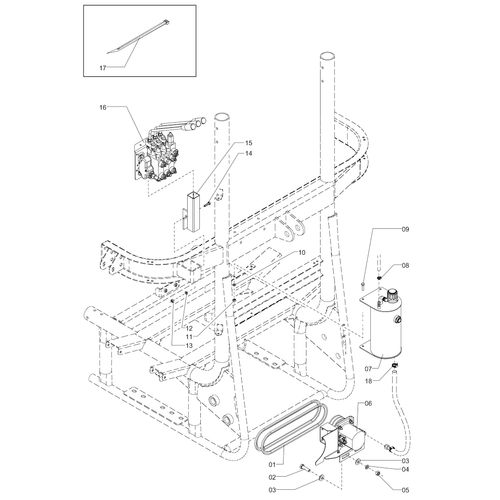 CIRC HIDR ALAV CN800-AM18 1225067 (CONJUNTO COMPLETO)