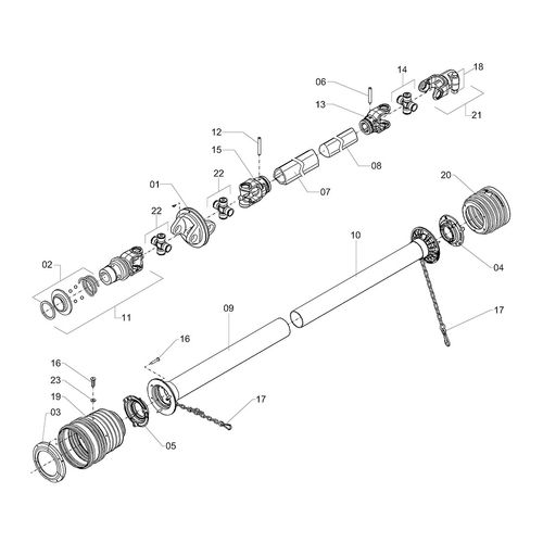 CARDÃ HOMO 960 104 Z=6 X Ø35 1225446 (CONJUNTO COMPLETO) CARDÃ HOMO 960 104 Z=6 X Ø35 1225446 (CONJUNTO COMPLETO)