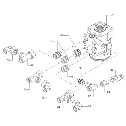 DIRECÃO HIDROSTÁTICA - MONTAGEM - 1226295 - VERSÃO - SAP-2015/7-  -0