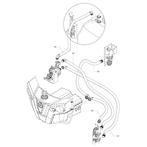 CONJ MANG MÓDULO BOMBA CENTRÍFUGA 1226460 (CONJUNTO COMPLETO)