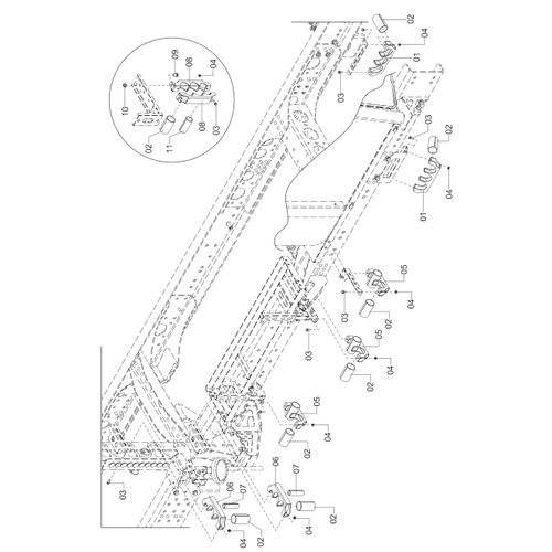 ELEMENTO LIGAÇÃO MÓDULO ABASTECIMENTO 1226464 (CONJUNTO COMPLETO) ELEMENTO LIGAÇÃO MÓDULO ABASTECIMENTO 1226464 (CONJUNTO COMPLETO)