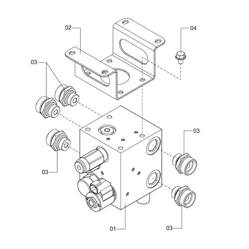 CONJUNTO BLOCO BOMBA CENTRÍFUGA - 1227120 - VERSÃO - SAP-2016/2-  -0