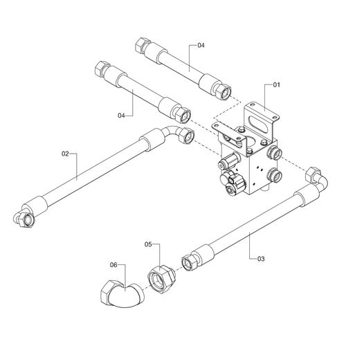 CONJ HIDRÁULICO ABASTECIMENTO CENTRÍFUGA 1227135 (CONJUNTO COMPLETO) CONJ HIDRÁULICO ABASTECIMENTO CENTRÍFUGA 1227135 (CONJUNTO COMPLETO)