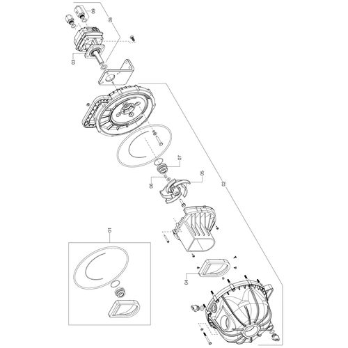 BOMBA CENTRIFUGA - 9342P-HM5C-5SP 1228079 (CONJUNTO COMPLETO) BOMBA CENTRIFUGA - 9342P-HM5C-5SP 1228079 (CONJUNTO COMPLETO)