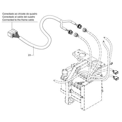 CHICOTE ADAPT ALIMENTAÇÃO QUADRO-UP3030 1232844 (CONJUNTO COMPLETO) CHICOTE ADAPT ALIMENTAÇÃO QUADRO-UP3030 1232844 (CONJUNTO COMPLETO)