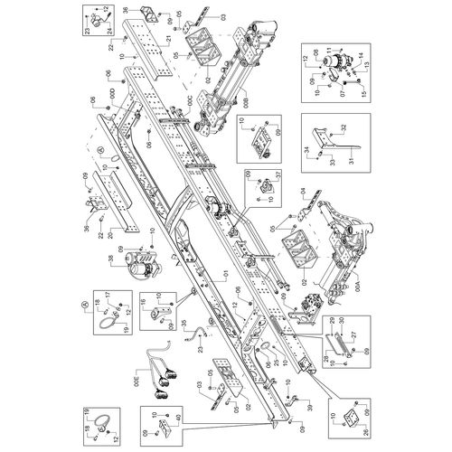 MÓDULO CHASSI ROLANTE 1233467 (CONJUNTO COMPLETO)