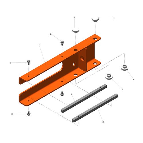APOIO DO MANCAL TENSOR MONTADO 1233882 (CONJUNTO COMPLETO) APOIO DO MANCAL TENSOR MONTADO 1233882 (CONJUNTO COMPLETO)