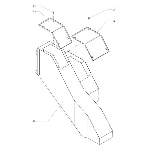 MONTAGEM DUTO SAIDA VERTICAL ESQUERDO 1235401 (CONJUNTO COMPLETO) MONTAGEM DUTO SAIDA VERTICAL ESQUERDO 1235401 (CONJUNTO COMPLETO)