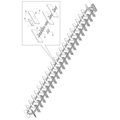 MONTAGEM ESTEIRA VERTICAL SECUNDÁRIO - 1235584 - VERSÃO - SAP-2016/9-  -0