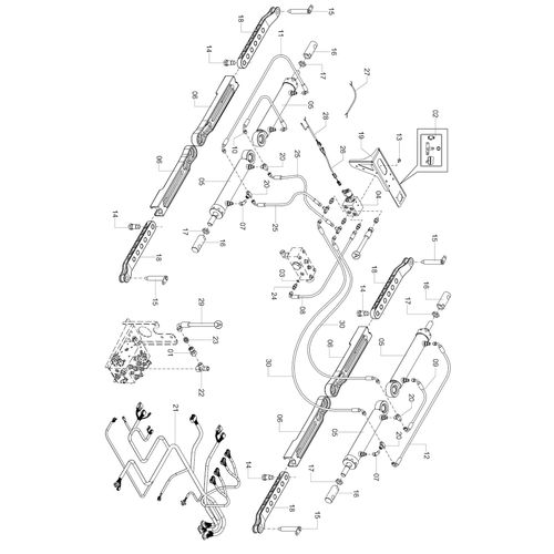 BITOLADOR HIDRÁULICO UP 2530 1236376 (CONJUNTO COMPLETO) BITOLADOR HIDRÁULICO UP 2530 1236376 (CONJUNTO COMPLETO)