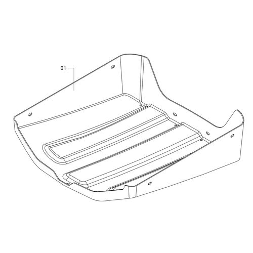 MÓDULO CARENAGEM INFERIOR 1236623 (CONJUNTO COMPLETO)