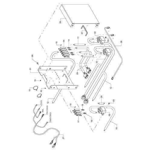 Cj caixa de fusíveis - EletroVortex - 1238335 - VERSÃO - SAP-2019/4-  -0