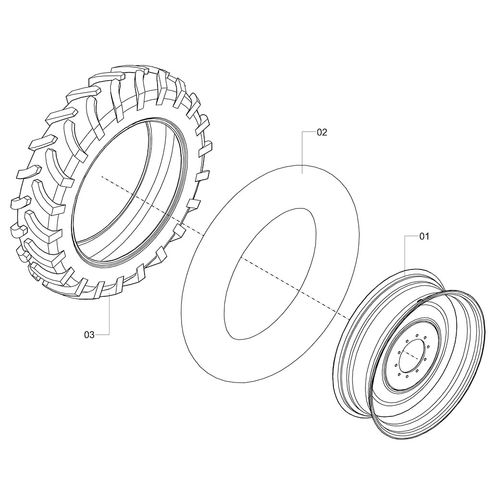 MÓDULO PNEU 13.6/38 - ESQUERDO - 1238946 - VERSÃO - SAP-2017/3-  -0