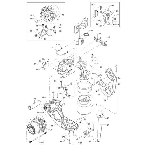 Módulo suspensão dianteiro esquerdo - 1239398 - VERSÃO - SAP-2018/6-02-0