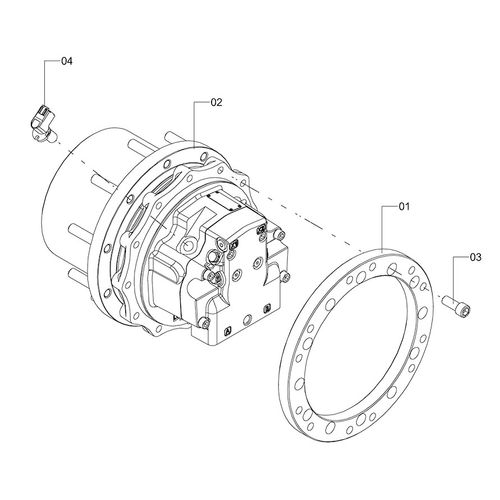 MONTAGEM DO REDUTOR PLANETÁRIO CT04 1239399 (CONJUNTO COMPLETO) MONTAGEM DO REDUTOR PLANETÁRIO CT04 1239399 (CONJUNTO COMPLETO)