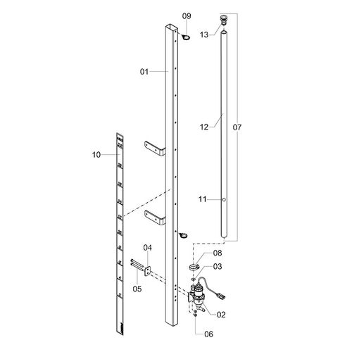 MÓDULO RÉGUA DE NÍVEL - 2000L 1240691 (CONJUNTO COMPLETO)