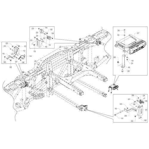 Módulo repetidor de operações 2530 1241096 (CONJUNTO COMPLETO) Módulo repetidor de operações 2530 1241096 (CONJUNTO COMPLETO)