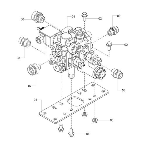 Conj. hidráulico - bomba JP e centrífuga - 1241394 - VERSÃO - SAP-2017/3-  -0